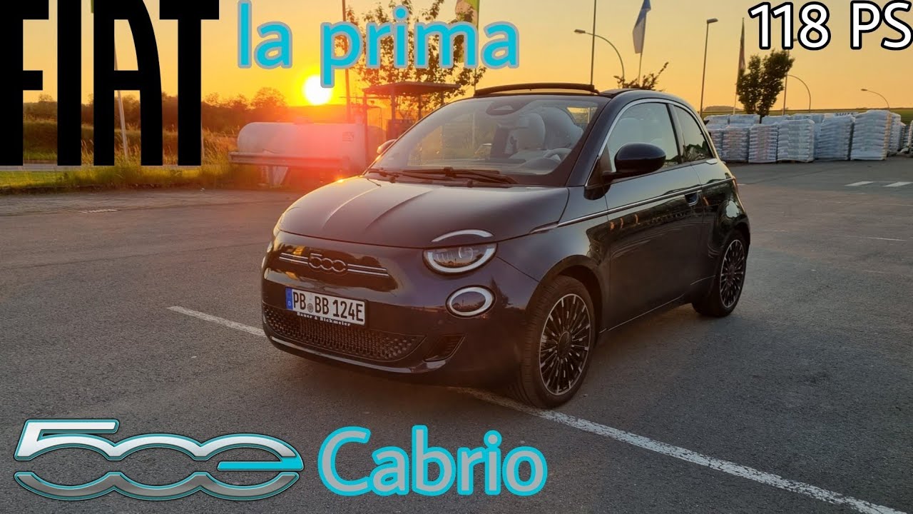 2021 Fiat 500e Cabrio (118 PS) la prima - POV Review, Fahrbericht