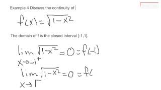 1.4 Continuity and One-Sided Limits (Day 2)