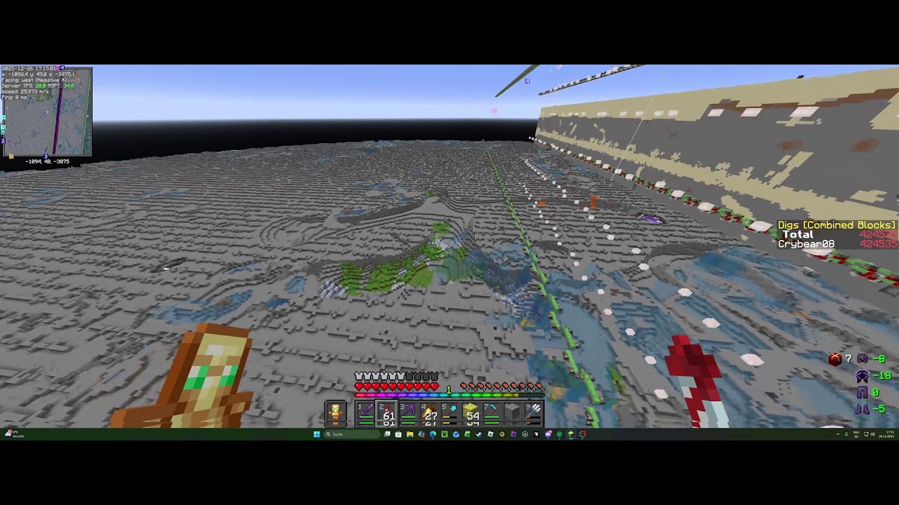 World eater diamond mining