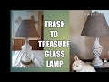 TRASH TO TREASURE/GLASS LAMP/GARBAGE FIND