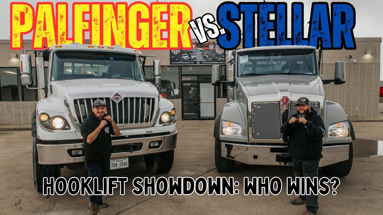 Stellar vs. Palfinger: Hooklift Lift Showdown – Which One Wins the Race?