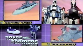 Awesome Transformers Generation One Scourge Cyclonus Uk Tv Advert G1 Decepticon Plane Toy Commercial