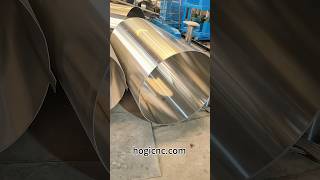 Hogi Hydraulic CNC 4-Roller metal sheet plate rolling bending machine! #metalforming  #rollermachine