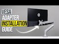 How to Install CREAT3D VESA Adapter on HP EA, EB, ER, ES, EF, F and FW Series Monitors