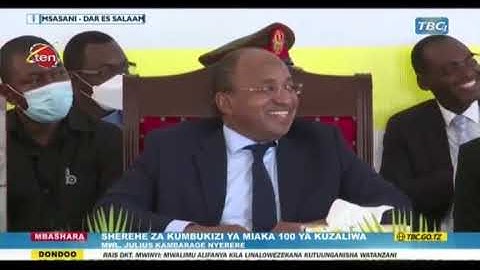 makongoro  amvunja mbavu Rais Mwinyi , kumbukizi ya miaka 100  kuzaliwa MWL.. Nyerere .
