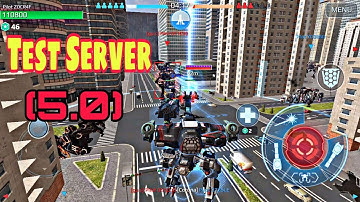 War Robots Test Server (5.0) Advanced Repair Unit & [KoTH] Back