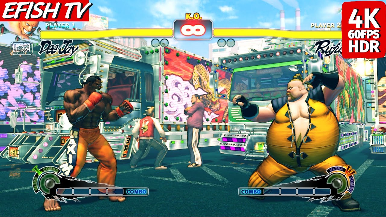 Dee Jay vs Rufus (Hardest AI) - Ultra Street Fighter IV | PS5 4K 60FPS
