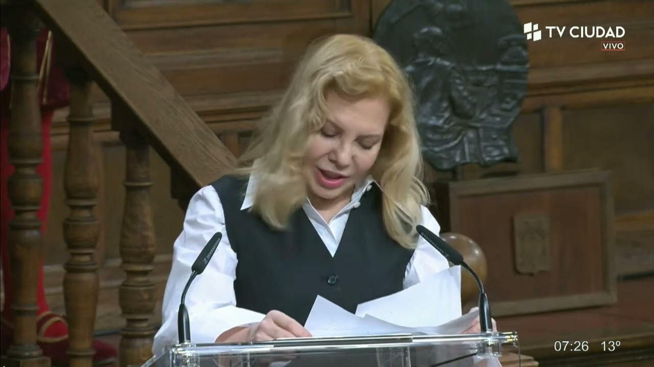 Discurso de Cristina Peri Rossi leído por Cecilia Roth