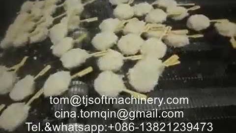 chicken nuggets meatball spring rolls fast food  continuous belt conveyor frying machine fryer