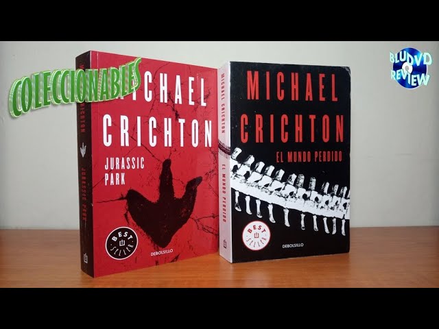 Jurassic Park y The Lost World Michael Crichton Libro Unboxing 