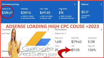 Adsense Loading High CPC Couse 2023| adsense loading high cpc kaise kare| adsense loading high cpc