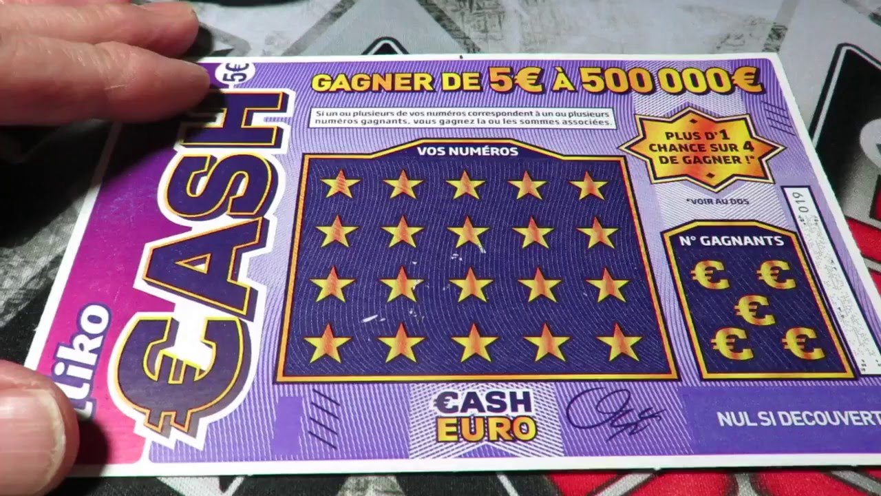 Cash : un Drômois rafle les 500 000 € - Jeux de grattage légal Jeux de  grattage légal