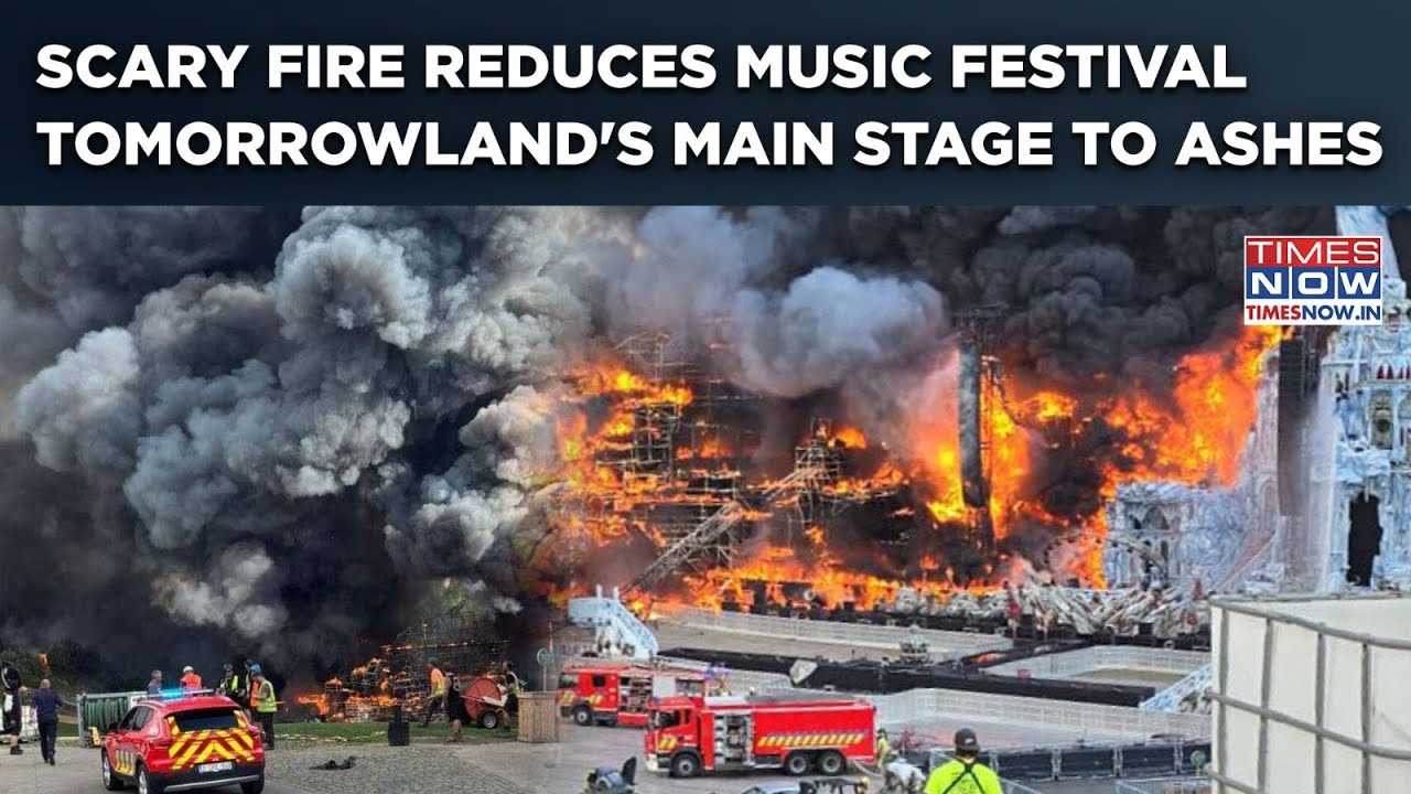 On Cam: Monstrous Flames Burn Tomorrowland's Main Stage In Big