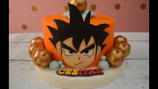 como decorar una torta de DRAGON BALL Z | FIORELLA CAKE