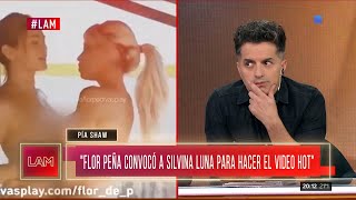 🥵 SILVINA LUNA y FLOR PEÑA, protagonistas de un video HOT 🔥