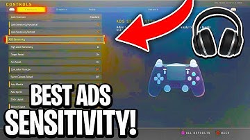 NEW BEST ADS SENSITIVITY CONTROLLER SETTINGS and AUDIO SETTINGS in BLACK OPS 4 (COD BO4 NEW UPDATE)