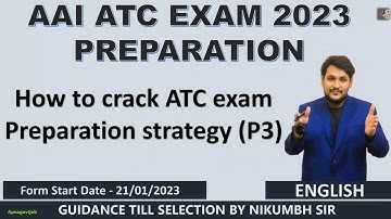 AAI ATC EXAM PREPARATION STRATEGY (2023) | HOW TO CRACK ATC EXAM