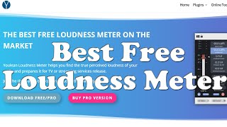 YOULEAN - LOUDNESS METER - Best Free LOUDNESS Meter Download & Demo