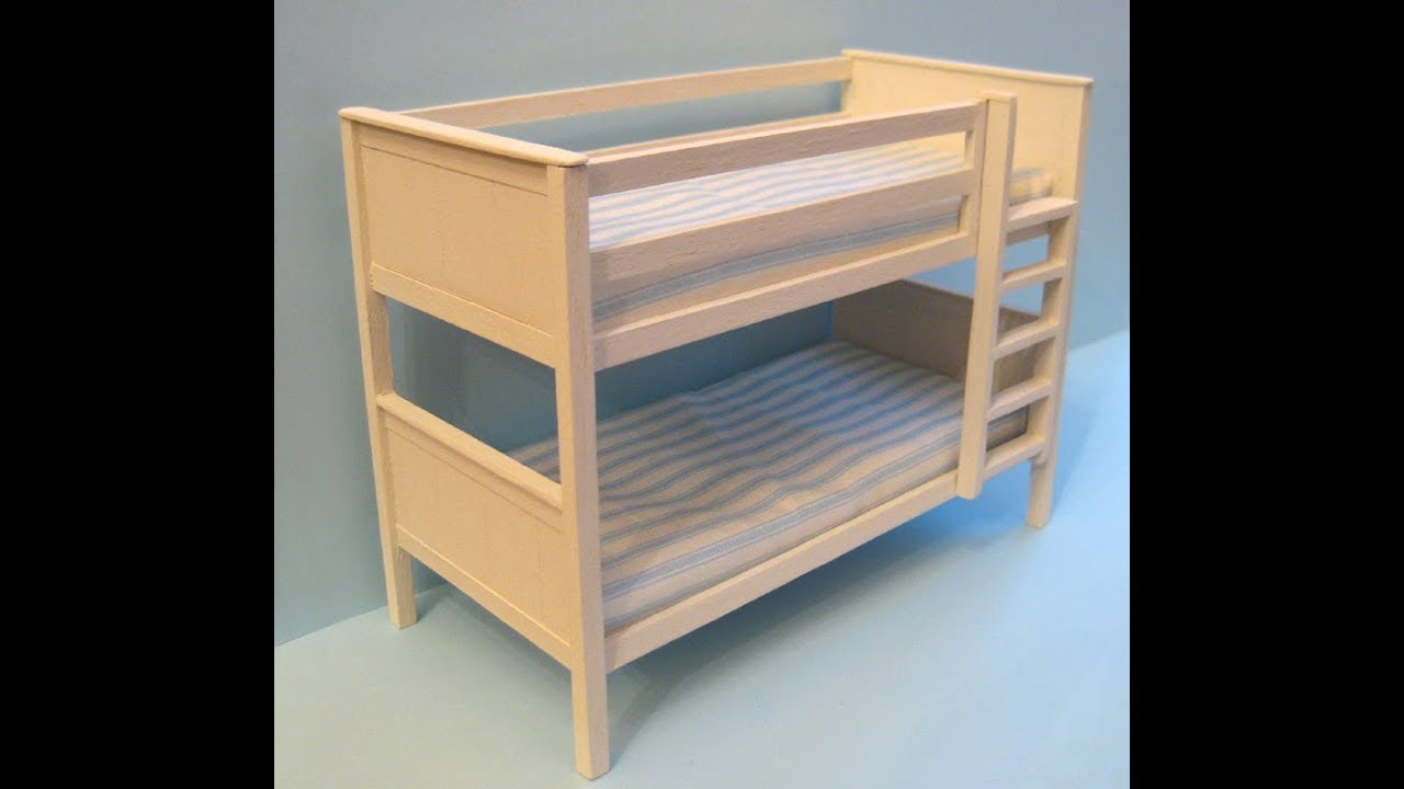1/12th Scale Bunk Beds Tutorial YouTube