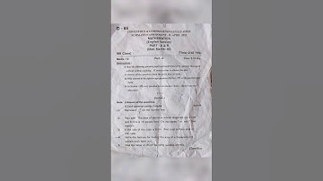 8th class Maths SA2 2023 Question paper| Telangana Board 8th class SA2 Question paper #mathshorts