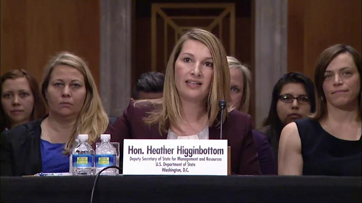 Deputy Secretary Higginbottom Testifies on the Sta...