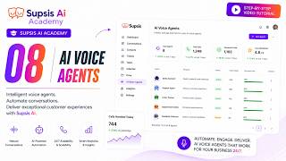 Supsis AI Academy | 08 AI Voice Agents