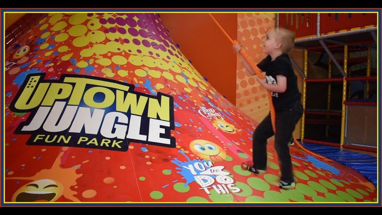 Uptown Jungle Fun Park Kids Indoor Playground Henderson Grand Opening Youtube