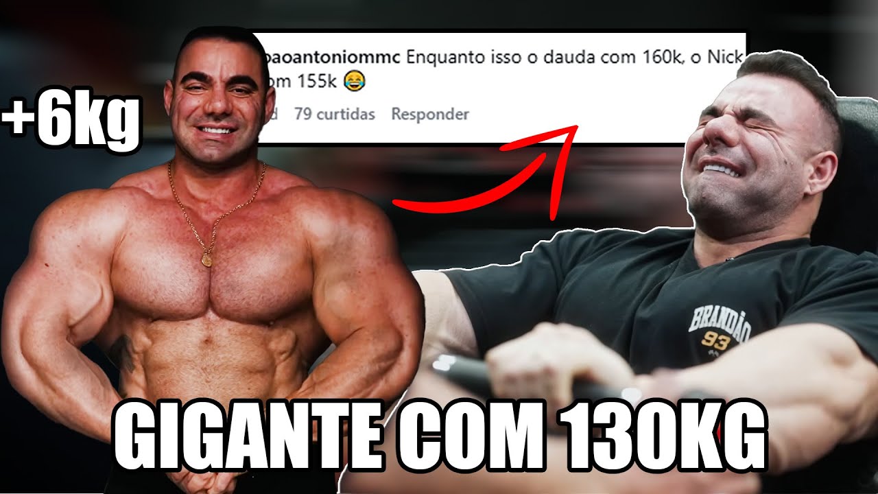 BRANDÃO GIGANTE PARA O ARNOLD CLASSIC, PORÉM PARECE ATRASADO