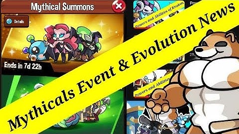 Ocean Mythicals Event Update and New Special Evolution News | Summoner