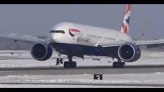 British Airways Boeing 777-300ER (G-STBI) Landing at Chicago O'Hare Airport