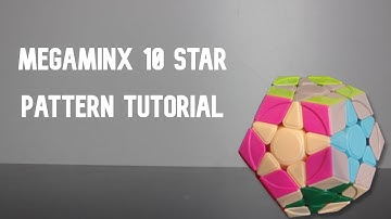 10 Star Megaminx Pattern Tutorial (NO DISASSEMBLY!)