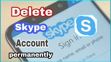 How to Delete Skype account permanently (2021) on Mobile SL PK tech show