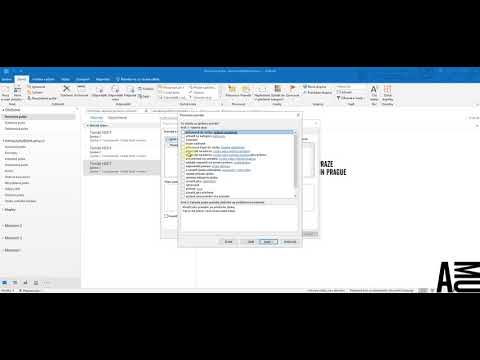 Video: Jak Nastavit Poštu Pro Outlook