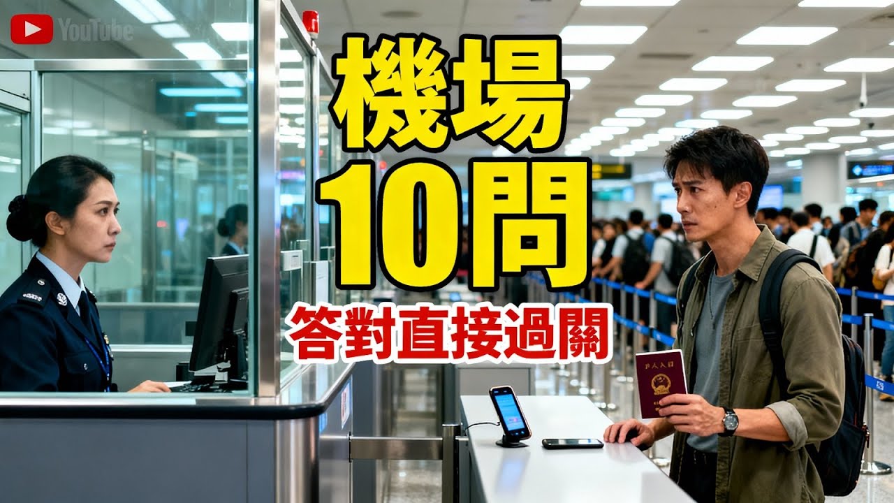 2026 機場入境必看｜10 個海關必考問題，標準答法＋避坑技巧全公開