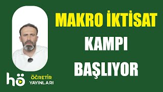 Makro İktisat Kampı başlıyor - Özgür Özcan  #kaymakamlık #hakim #kpssa