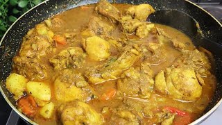 HOW TO MAKE THE MOST DELICIOUS JAMAICAN CURRY CHICKEN | CHICKEN CURRY