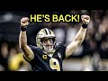 Drew Brees is BACK! Will Start vs Chiefs