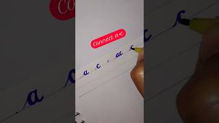 Cursive writing practice #calligraphy #lettering #handwriting #ytshorts #abcd #viral #reels #fyp