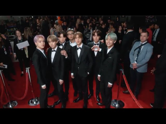 BTS on the Grammys red carpet: 'Dream come true' 