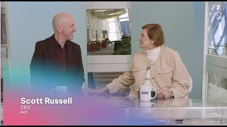 NiCE Interactions 2025. Sheila McGee-Smith interview with CEO Scott Russell.