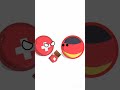 NADIE SE METE CON MI CHOCOLATE 😠 #countryballs #paisesdelmundo #humor #polandball #viralvideo