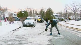 Some Prince George's County streets still need to be plowed, after second snow