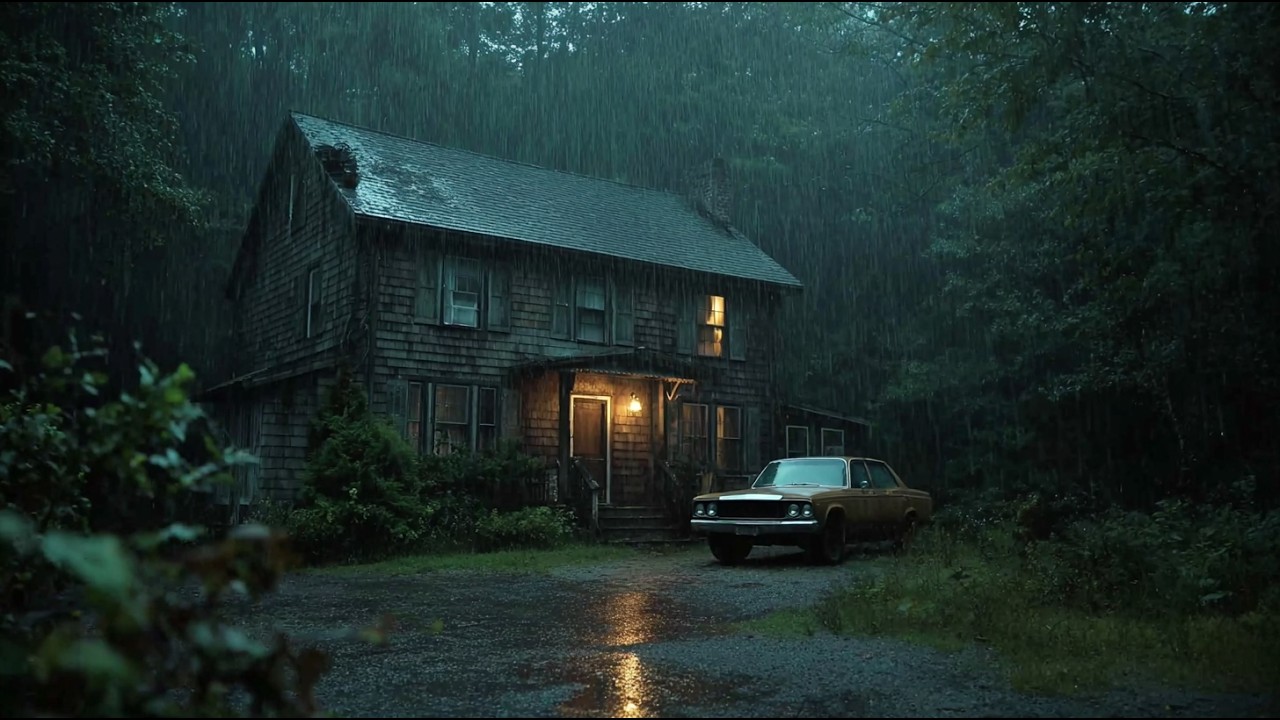 Rain in the forest relaxing, sleep | Дождь в лесу расслабление и сон