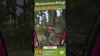 🌲 Holzeinschlag auf der Helden Karte🌲 09 🌲 #ls25 #fs25