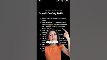 DevDay 2025におけるOpenAIの7つの発表（60秒）
