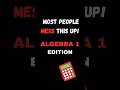 Quick Algebra 2 Problem