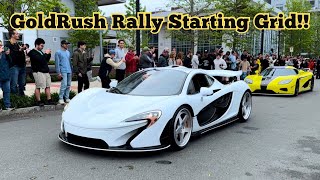 GoldRush Rally 2024 Starting Grid Vlog! Mclaren P1, Koenigsegg, Exotic Car Pulls! Part 2/2