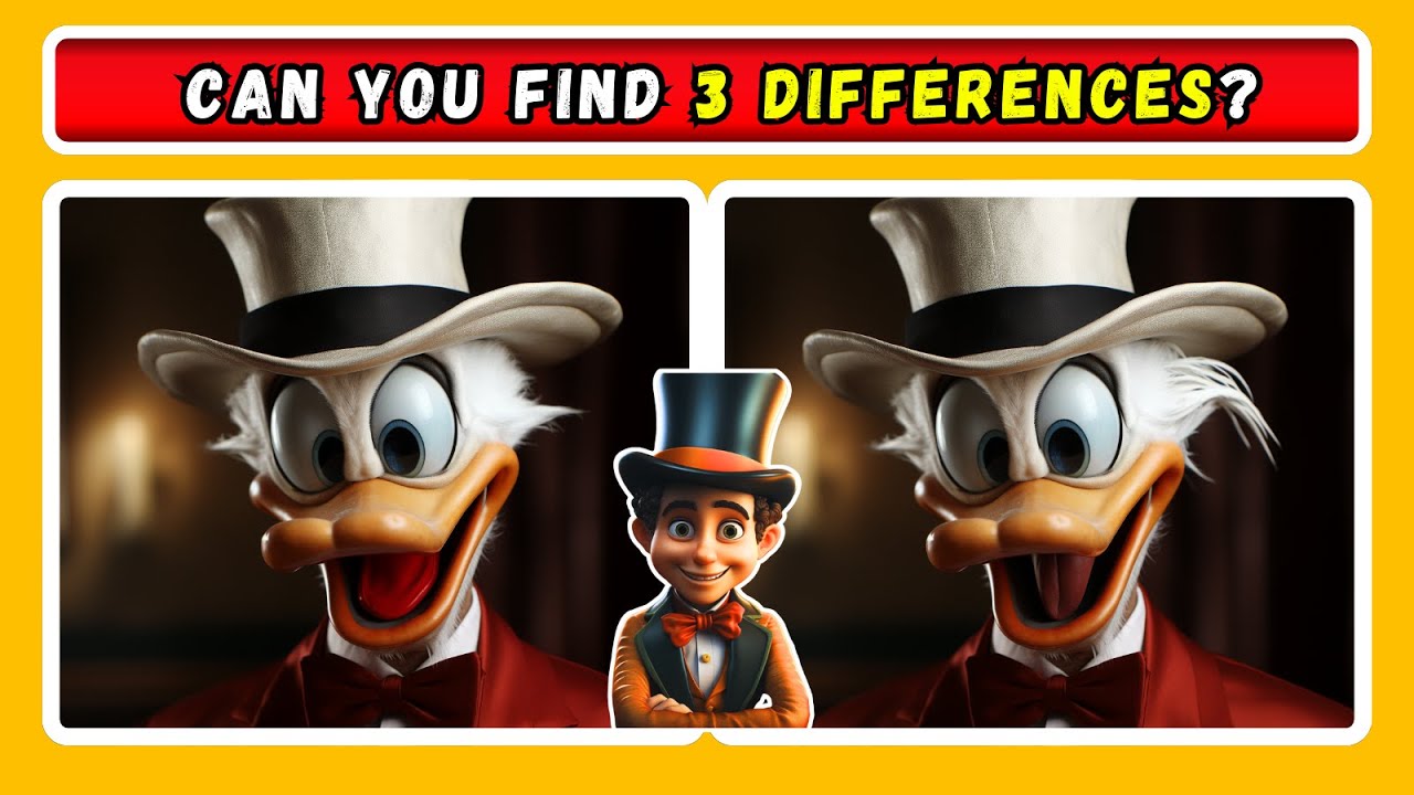 Spot the Difference Game 1 - Can you find 3 differences in 90 seconds ...