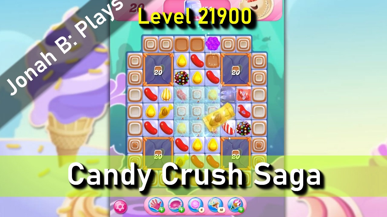 Candy Crush Saga Level 21900 - YouTube
