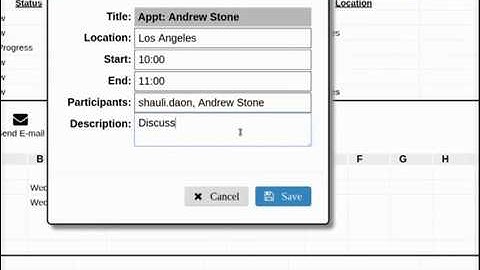 Set appointment in Simple CRM System and sync with your Google calendar